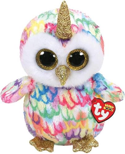 Ty - Knuffel - Beanie Buddy - Enchanted Owl - 24cm