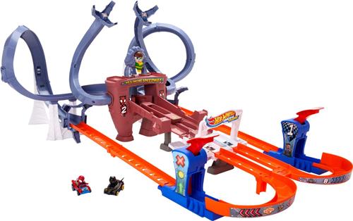 Hot Wheels - Spider-Mans Wirwarrende Racebaan - Baanset