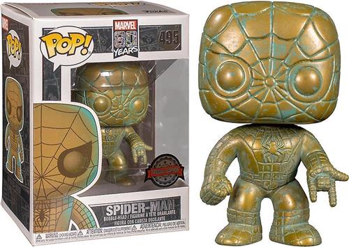 Funko Pop! Spider-Man - Spider-Man Patina 80th Anniversary Exclusive #499