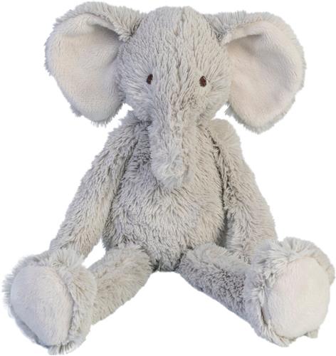 Happy Horse Olifant Enzo Knuffel 28cm - Grijs - Baby knuffel