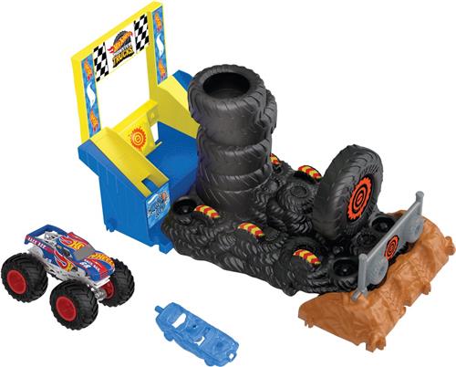 Hot Wheels Monstertrucks Arena Slopers Race Ace Uitdaging: Verpletterende Race