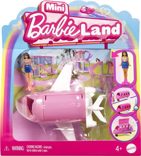 Barbie Mini BarbieLand - Vliegtuig met Barbiepop