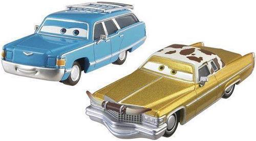 Disney Character cars 2 2-pack king + dinoco