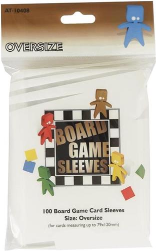 Asmodee SLEEVES Board Game - Oversize (82x124mm) - EN