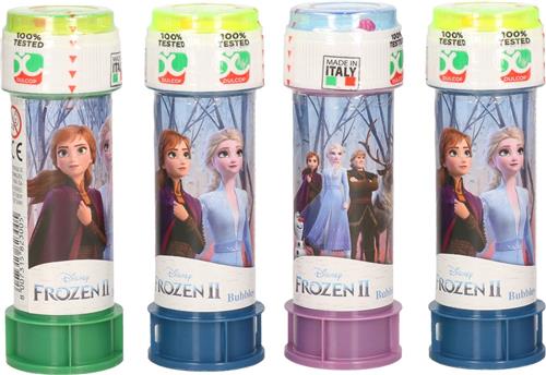 24x Disney Frozen 2 bellenblaas flesjes met spelletje 60 ml voor kinderen - Uitdeelspeelgoed - Grabbelton speelgoed