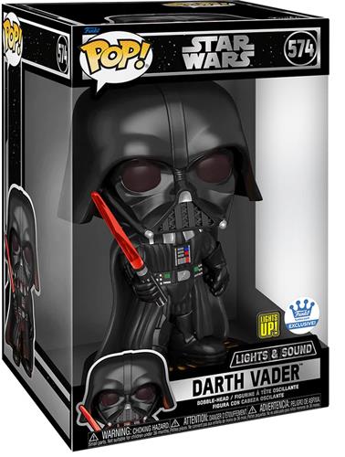 Funko Pop! Star Wars - Darth Vader #574 Electric with Lights & Sound 10 Inch Jumbo Exclusive