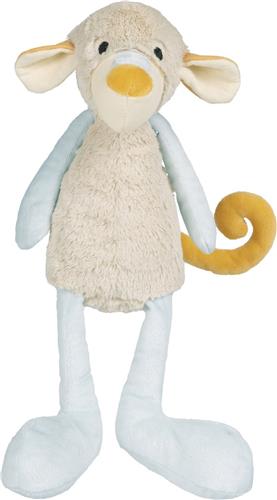 Happy Horse Hond Daiki Knuffel 28cm - Beige/Blauw - Baby knuffel