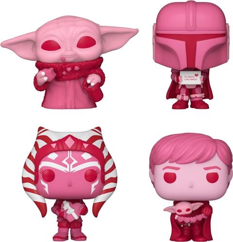 Funko - Star Wars Valentines Pocket POP! Vinyl Figure 4-Pack 4 cm