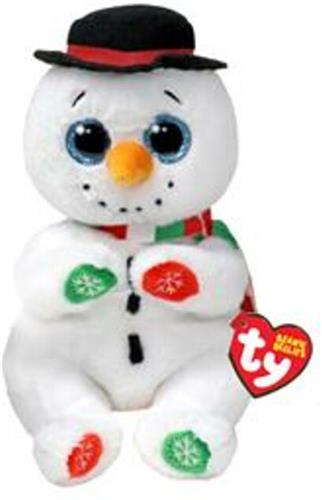 TY Beanie Babies Bellies Christmas Snowman 15 cm