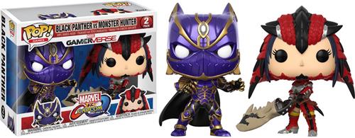 Funko Pop! Marvel Vs Capcom 2-Pack Black Panther Vs Monster Hunter - Verzamelfiguur