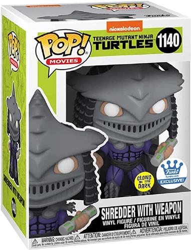 Funko Pop! TMNT - Super Shredder with Weapon #1140 Glows in the Dark Exclusive