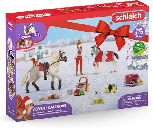 schleich HORSE CLUB - Adventskalender Horse Club 2022 - Kinderspeelgoed voor Jongens en Meisjes - 5 tot 12 jaar 98642