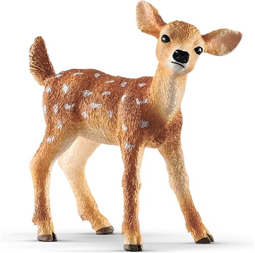 schleich WILD LIFE - Witstaarthertenjong - Speelfiguur - Kinderspeelgoed voor Jongens en Meisjes - 3 tot 8 jaar - 14820