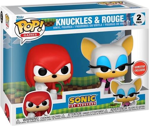 Funko Pop! Games: Sonic - Knuckles & Rouge Exclusive) 2-Pack