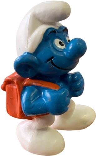 Scholier Smurf - Leerling smurf met schooltas - De smurfen - Schleich - 5,5 cm