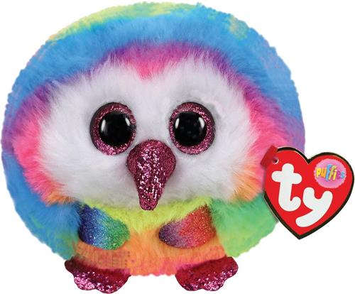 Ty - Knuffel - Teeny Puffies - Owen Owl - 10cm