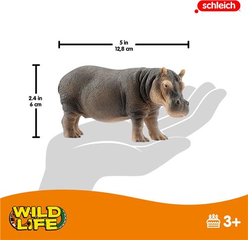 schleich WILD LIFE - Nijlpaard - Speelfiguur - Kinderspeelgoed voor Jongens en Meisjes - 14814