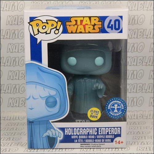 Funko - Star Wars #40 - Holographic Emperor Pop!