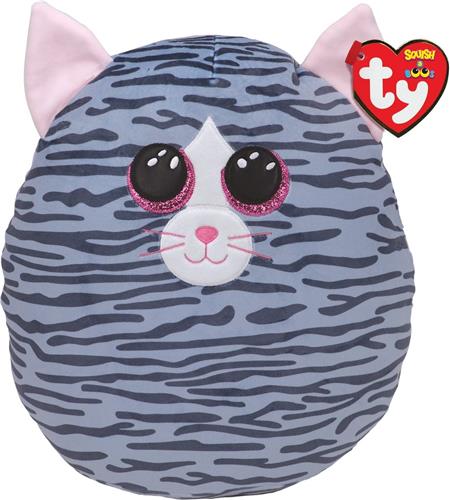 TY Fashion - Squish A Boos Knuffelkussen Kat Kiki - 31 cm