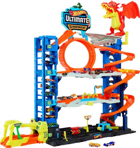 Hot Wheels - City Ultieme Garage Speelset - Met 2 metalen auto's