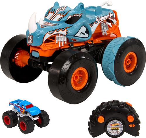 Hot Wheels Monstertrucks - Radiografische Bestuurbare Transformerende Rhinomite