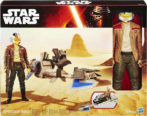 Star Wars Episode VII voertuig en figuur - 30 cm - zwart/wit