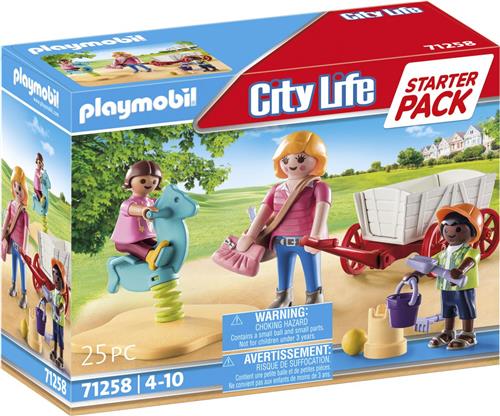 PLAYMOBIL Starterpack Opvoeder met bolderwagen - 71258