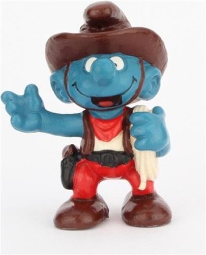 Cowboy smurf met lasso - De smurfen - Schleich - 20122 - 5,5 cm