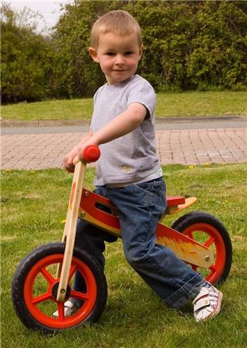 Houten Loopfiets - Rood