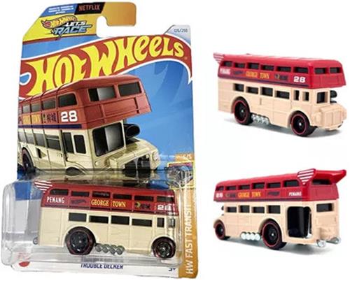 HOT WHEELS TROUBLE DECKER GEORGE TOWN 126/250 (1:64) HW FAST TRANSIT 5/5