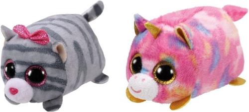 Ty - Knuffel - Teeny Ty's - Cassie Mouse & Star Unicorn