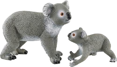 schleich WILD LIFE - Koala Moeder en Baby - Speelfigurenset - Kinderspeelgoed voor Jongens en Meisjes - 3 tot 8 jaar - 42566