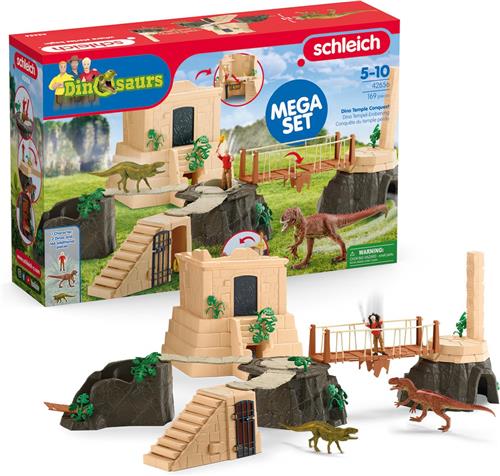 schleich DINOSAURS Dino Tempel Verovering MEGASET - 42656