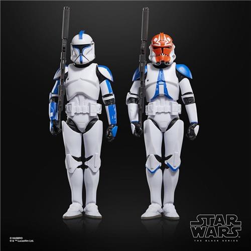 Star Wars: Ahsoka Black Series Action Figure 2-Pack Phase I Clone Trooper Lieutenant & 332nd Ahsoka's Clone Trooper 15 cm