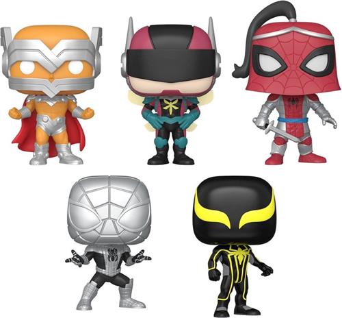 Funko Pop! 5 Pack: Marvel Spider-Man - Beyond Amazing - Beyond Amazing Exclusive