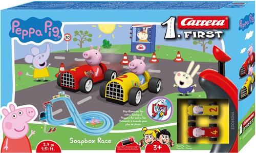 Carrera First Racebaan - Peppa Pig Zeepkist Race