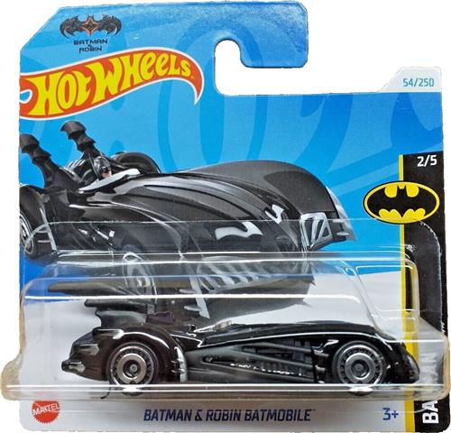 HOT WHEELS BATMAN & ROBIN BATMOBILE 54/250 BLACK 1:64