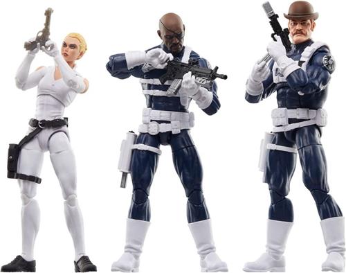 Captain America Marvel Legends Action Figure 3-Pack S.H.I.E.L.D. 15 cm