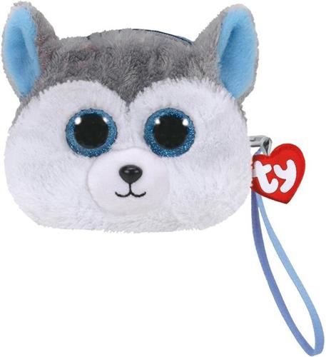 TY Beanie Boo Slush Husky portemonnee - 12 cm