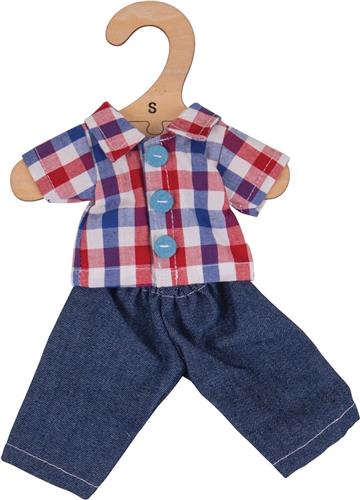 Bigjigs blouse met jeans (S) poppenkleding poppenkleren