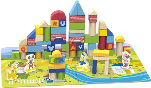 Disney Houten Blokken Met Puzzel TY003