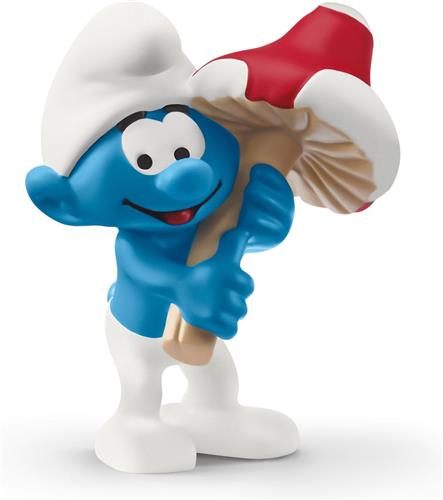 schleich de Smurfen - Smurf met gelukspaddenstoel - 20819