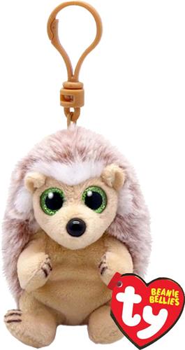 Ty Beanie Babies Bellies Clip - Bumper Hedgehog - Sleutelhanger - 10 cm