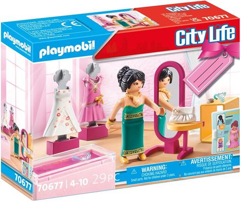 PLAYMOBIL Gift set "Feestelijke modeboetiek" - 70677