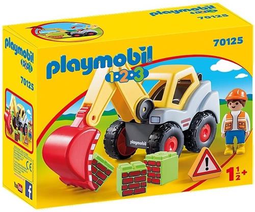 PLAYMOBIL 1.2.3 Graaflader - 70125