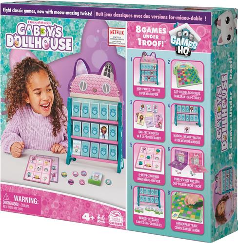 Gabby's Poppenhuis - Spellenpakket met 8 spellen