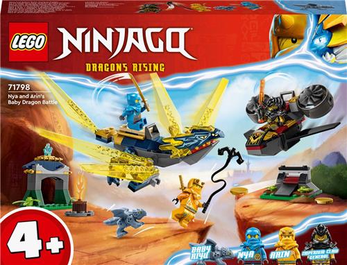 LEGO NINJAGO Nya en Arins babydrakenduel Draken Speelgoed - 71798