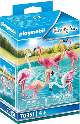 PLAYMOBIL Family Fun Zwerm flamingo's - 70351