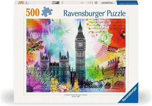 Ravensburger 12000309 puzzel Legpuzzel 500 stuk(s) Stad