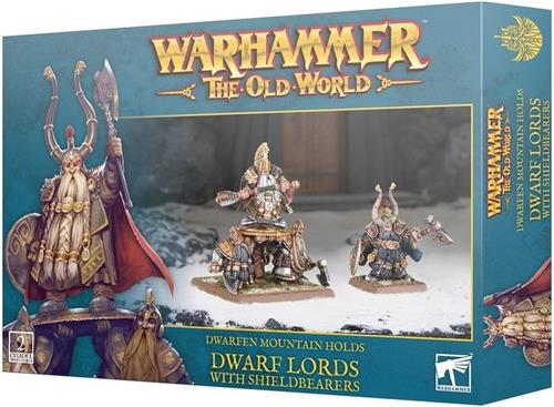 Warhammer - The Old World - Dwarfen Mountain Holds - Dwarf Lords W/Shieldbearers (10-11)